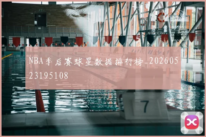 NBA季后赛球星数据排行榜_20260523195108